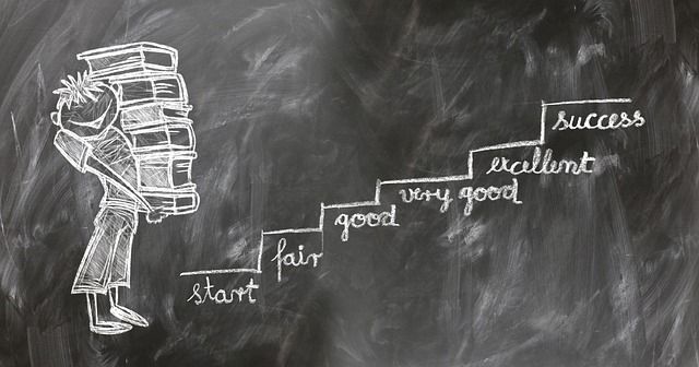 stairs to success